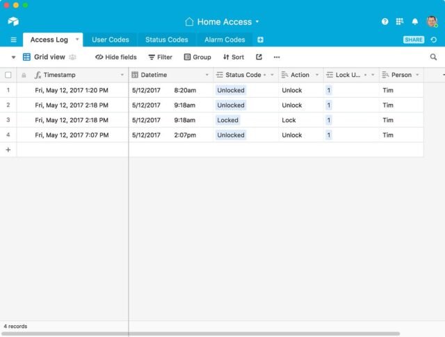 Airtable Review 2026: Best No-Code Database Tested Airtable access log